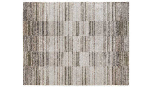 Richmond Stripe Gray 8 x 10 Rug