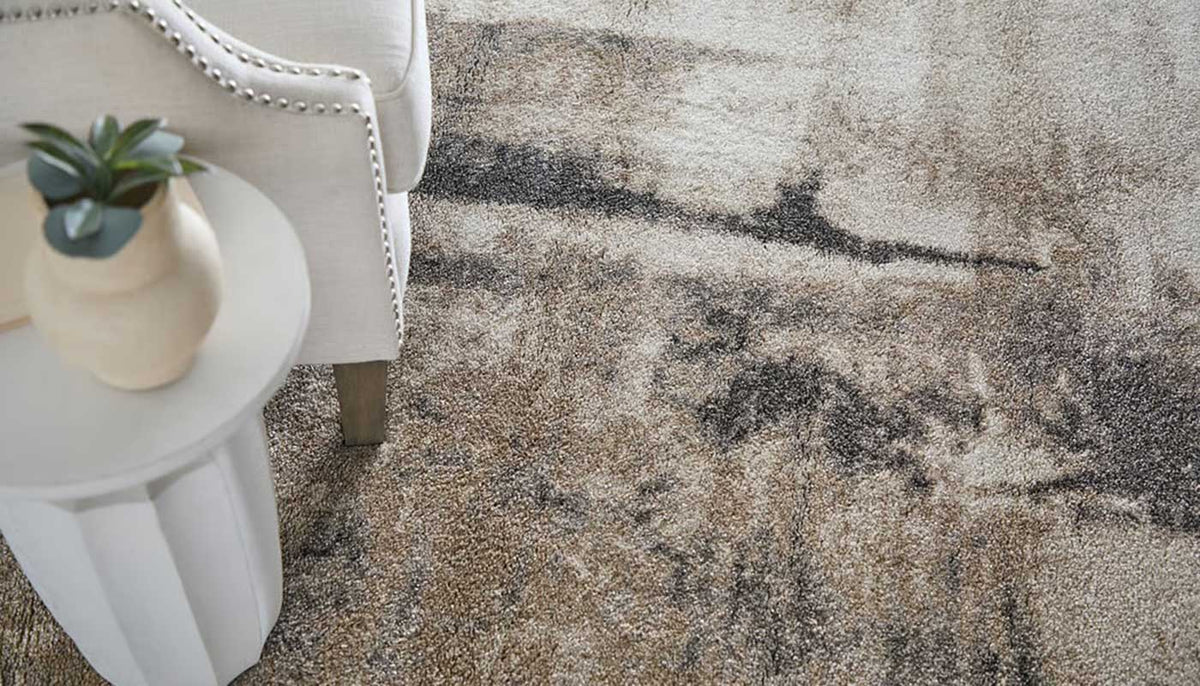 Richmond Gray Brown 10 x 13 Rug