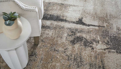 Richmond Gray Brown 10 x 13 Rug