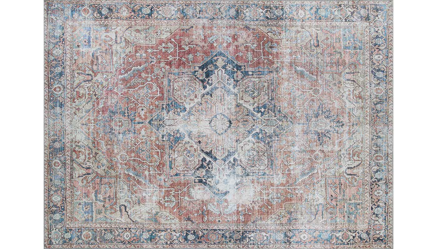 Pasha Antique Kashan Rust 8 x 10 Rug