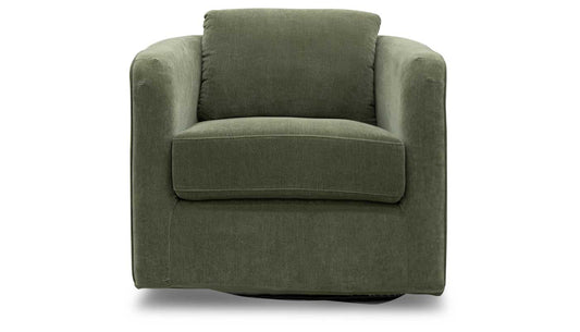 Remmy Herb Club Swivel Armchair