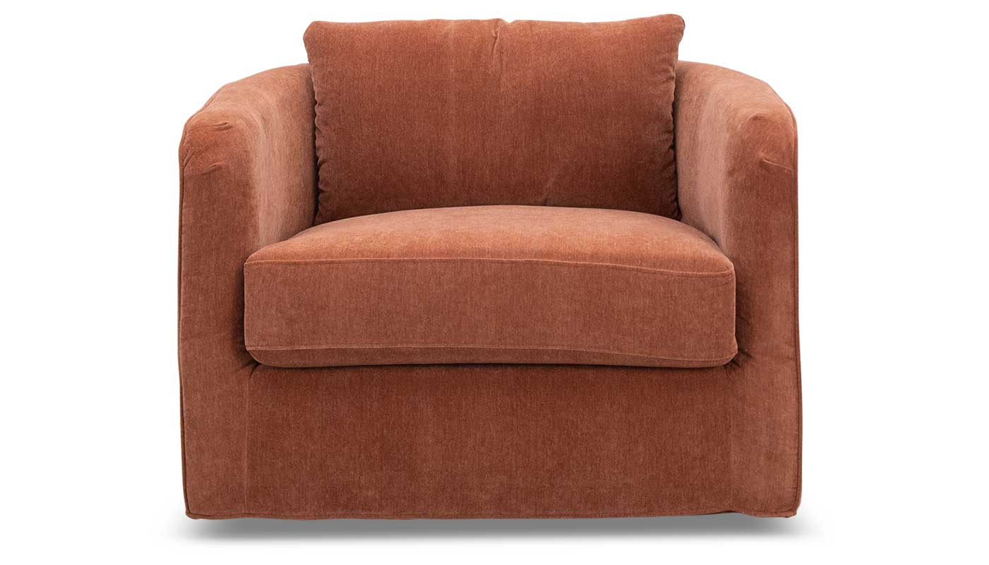 Remmy XL Club Swivel Armchair