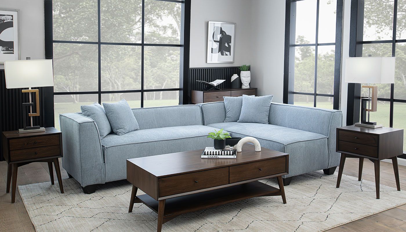 Rock & Roll Stone 2-Piece Sectional