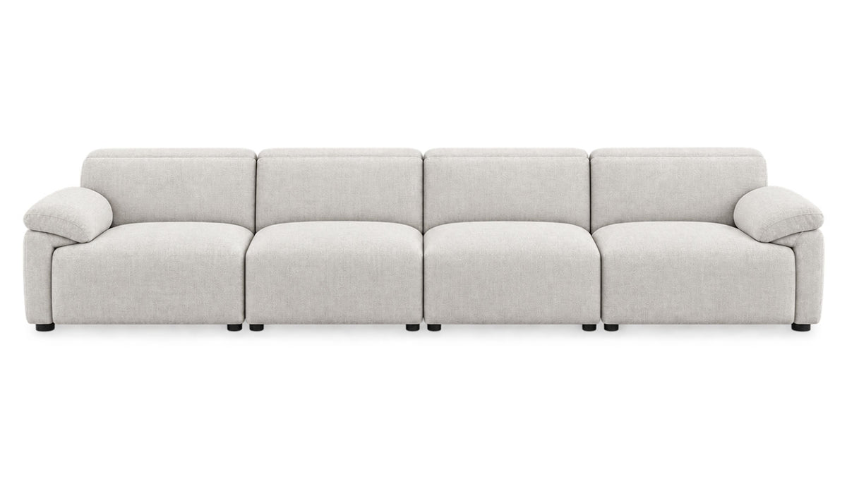 Ibiza IV Cloud Fabric 4PC Reclining Sofa