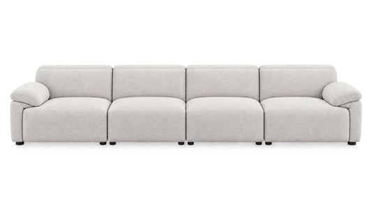 Ibiza IV Cloud Fabric 4PC Reclining Sofa