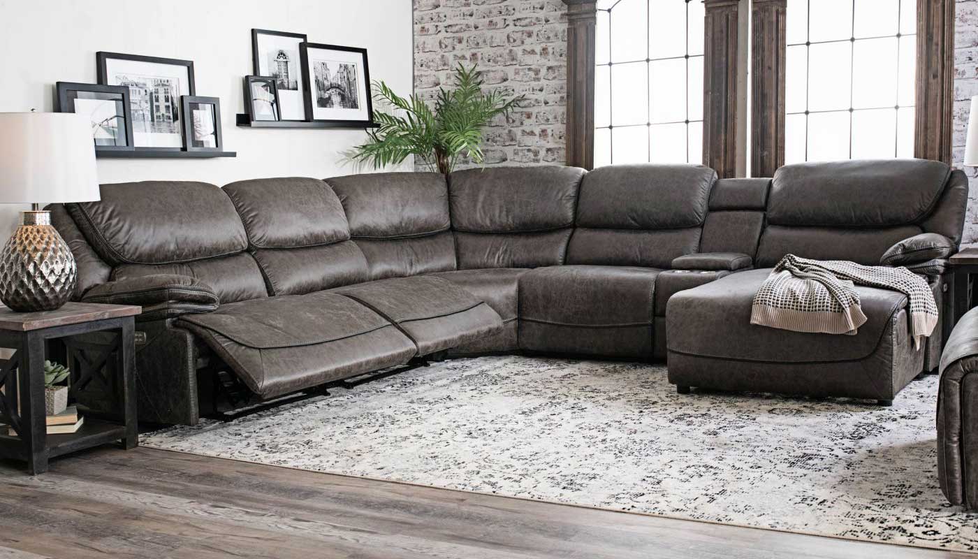 Echo Iii Power 6 Piece Sectional with Chaise