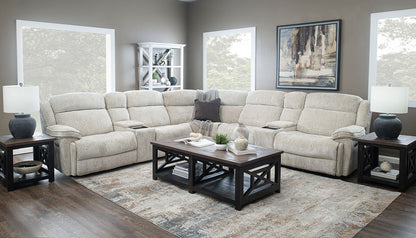 Easthill II Fabric Power Sectional