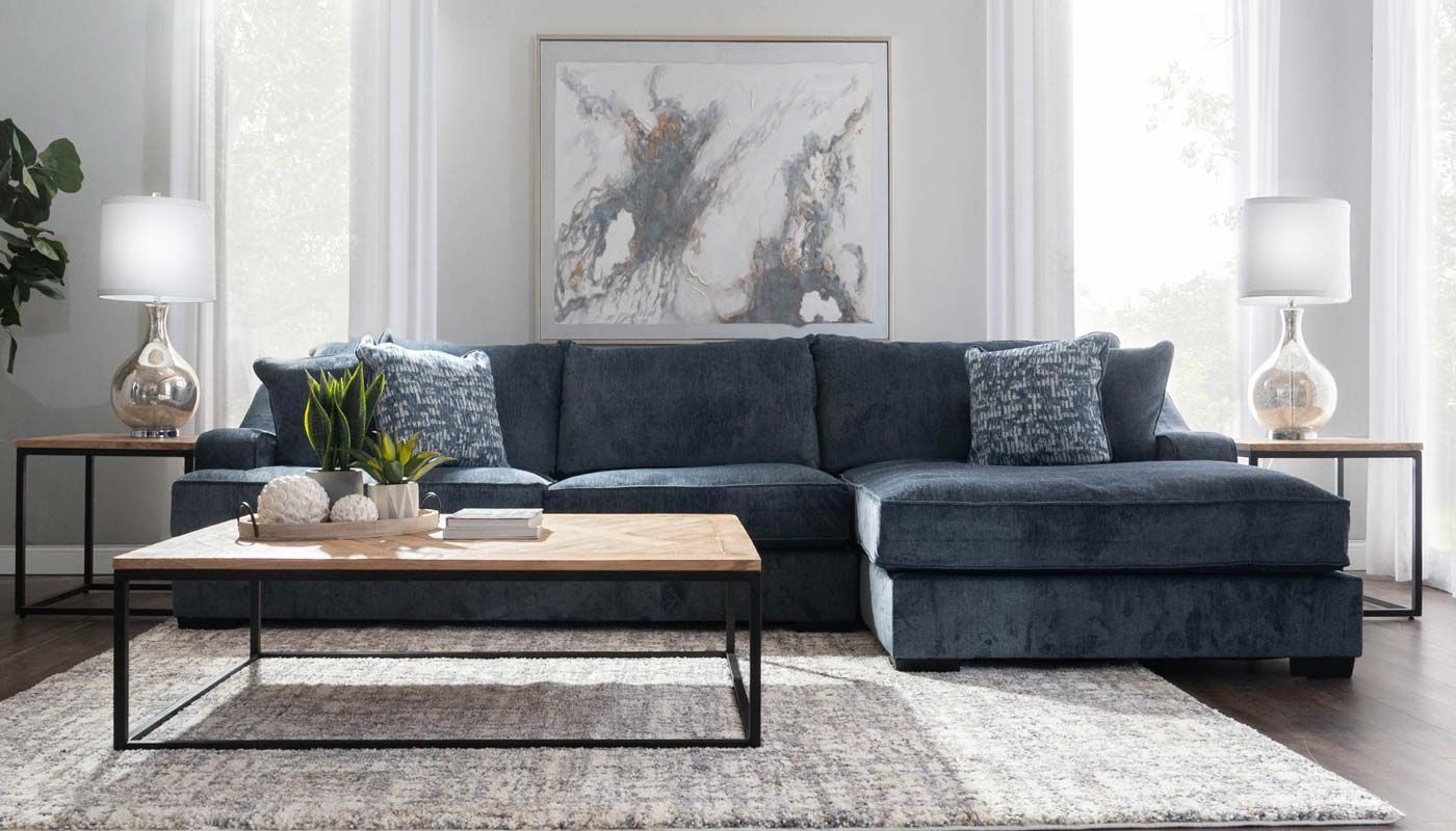 Spartan Sofa with Chaise Home Zone Furniture