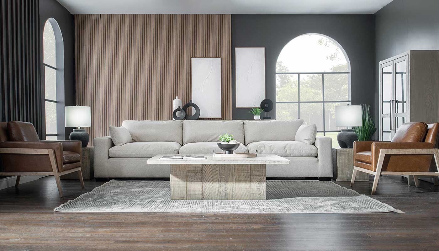 City Limits II Fabric Super Sofa