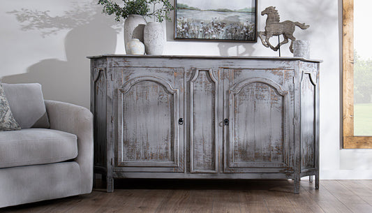 Samantha Jes Gray 2-Door Console