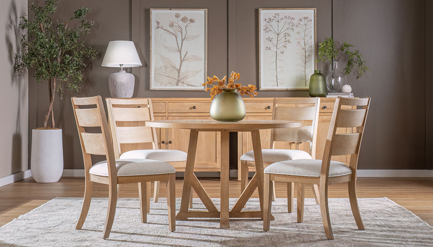 Talia Round Dining Height Table & Chairs