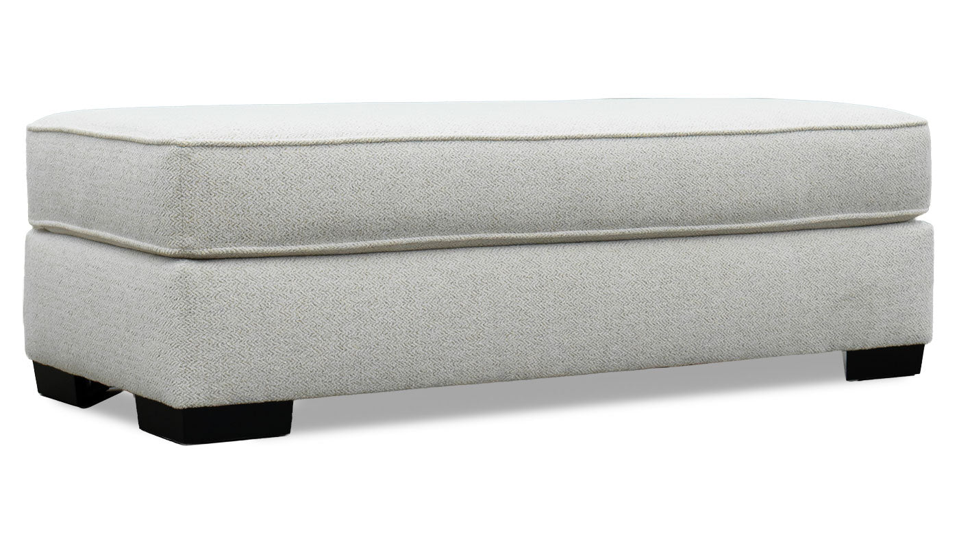 Titan Holltop Snow Ottoman – Home Zone Furniture