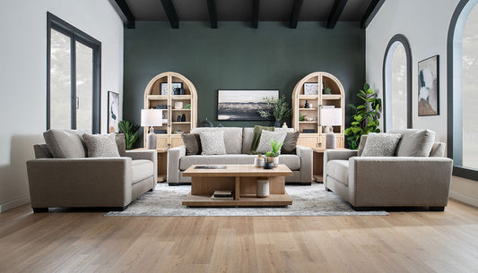Torri Julien Taupe Sofa & Chair