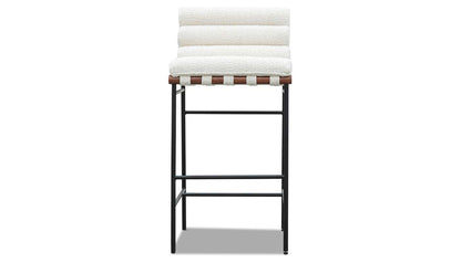 Vail Leather Bar Height Stool