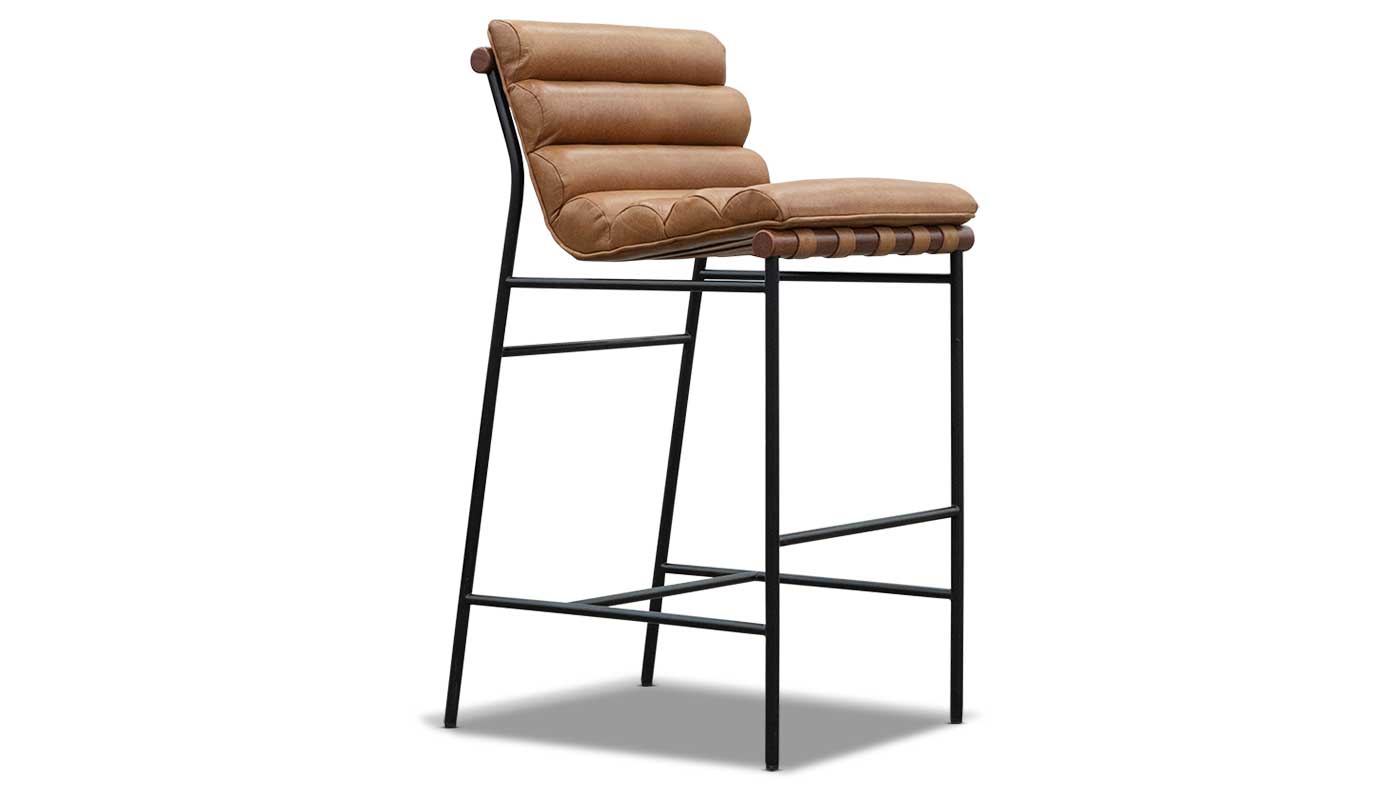 Vail Leather Counter Height Stool