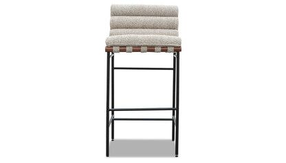 Vail Leather Bar Height Stool