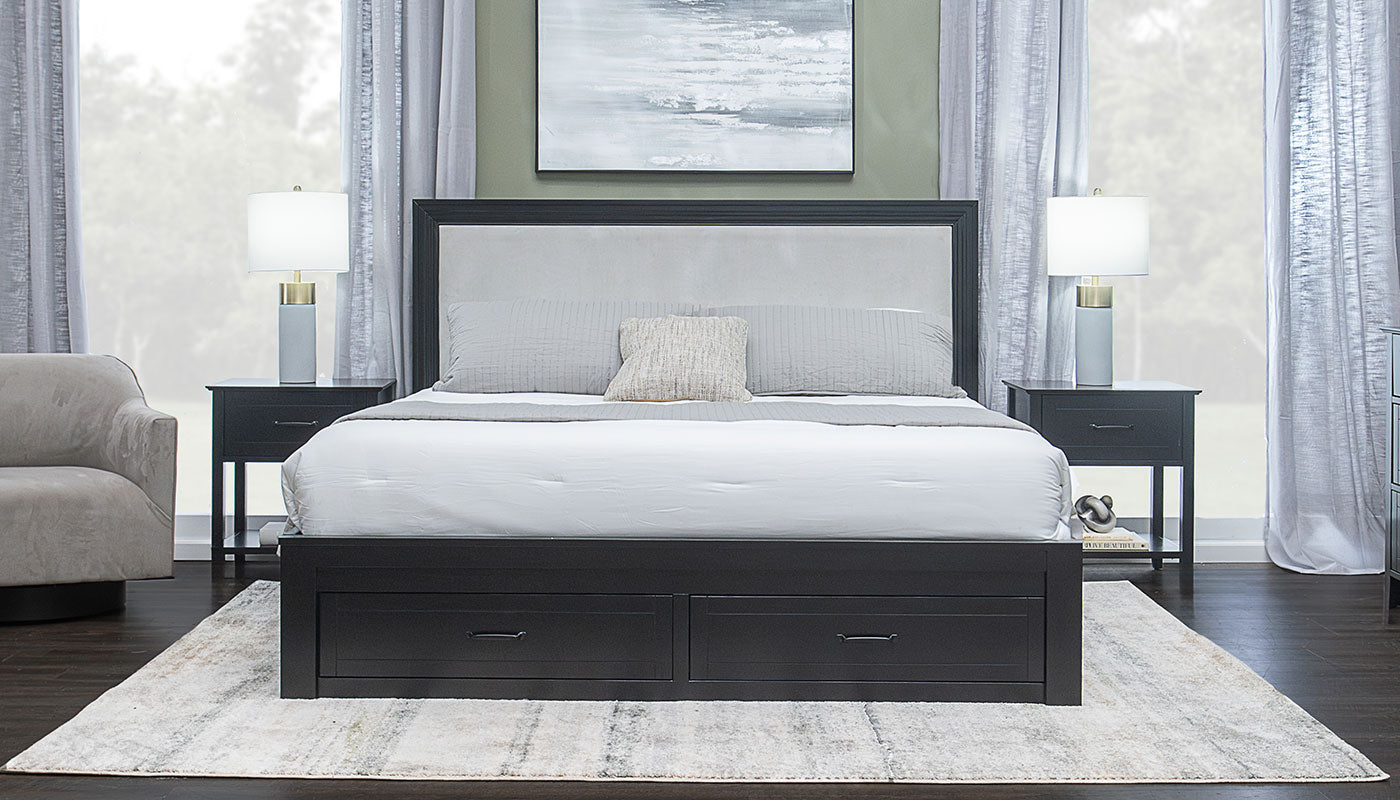 black bed white dresser Wesley Storage Bedroom scarf The neutral tones of Black Dresses – ZEENA Dress:Dress