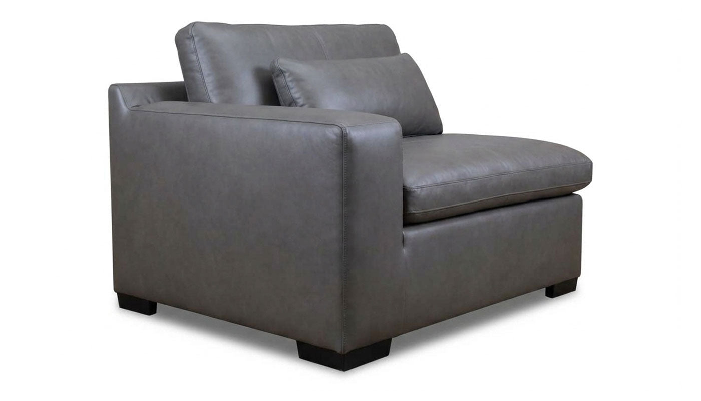 City Limits II Leather Left Arm Facing Chair