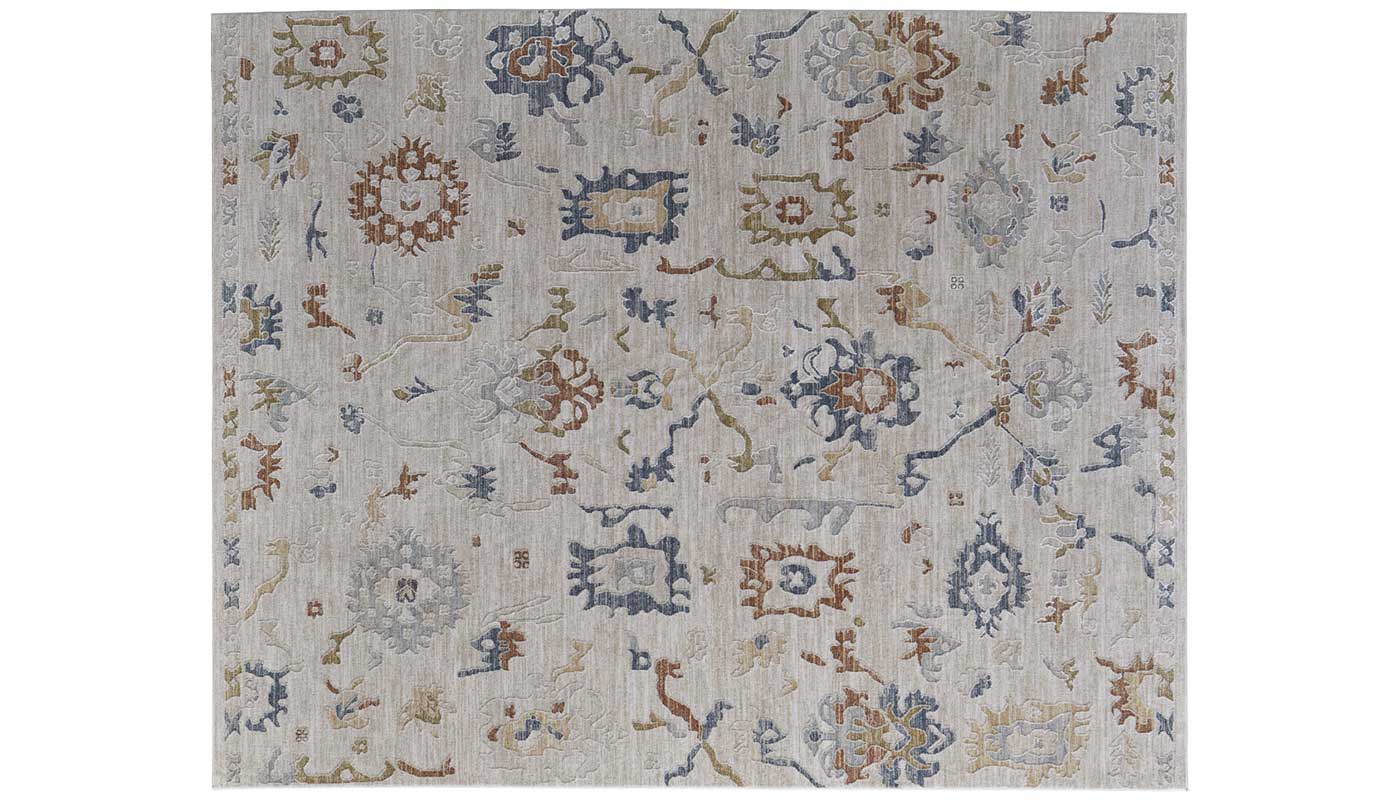 Pasha Ivory Multi Rug 8 x 10 Rug